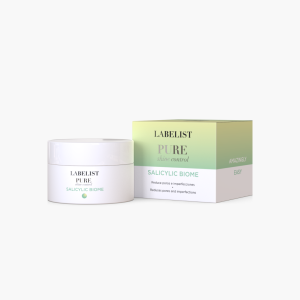 gel-crema con salicílico, niacinamida e ingredinetes que equilibran el microbioma